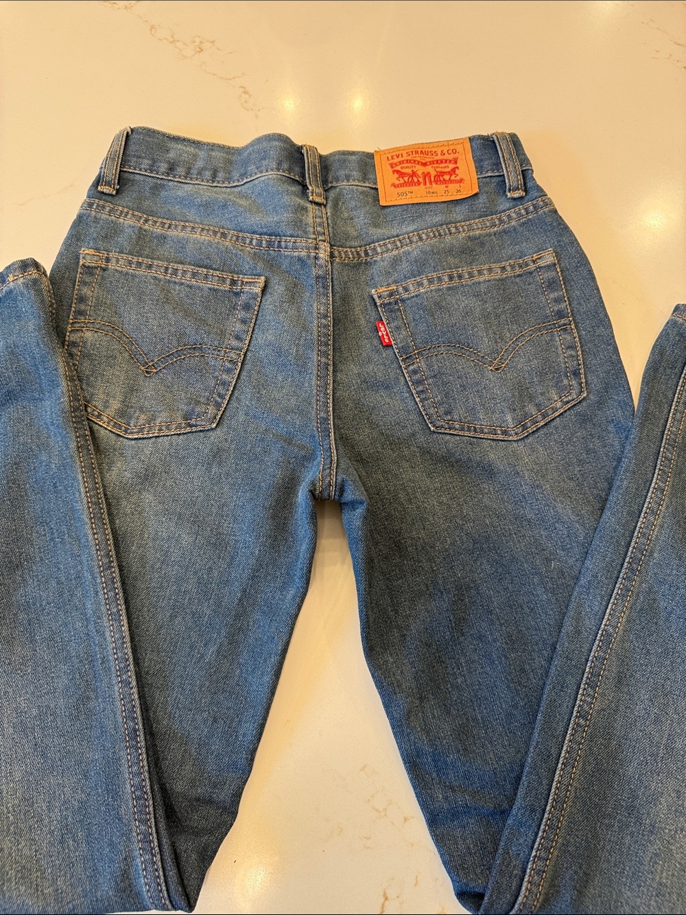 Levi's Slim Straight Kid’s 505 Denim Jeans - Blue